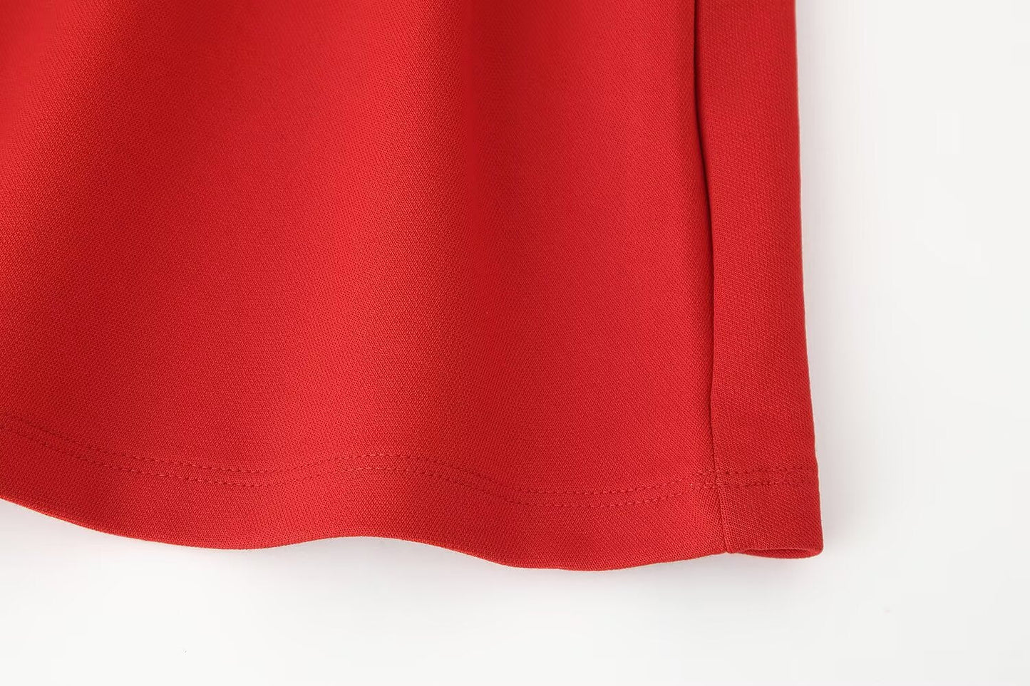 Vestido corto plisado informal de primavera y verano para mujer
