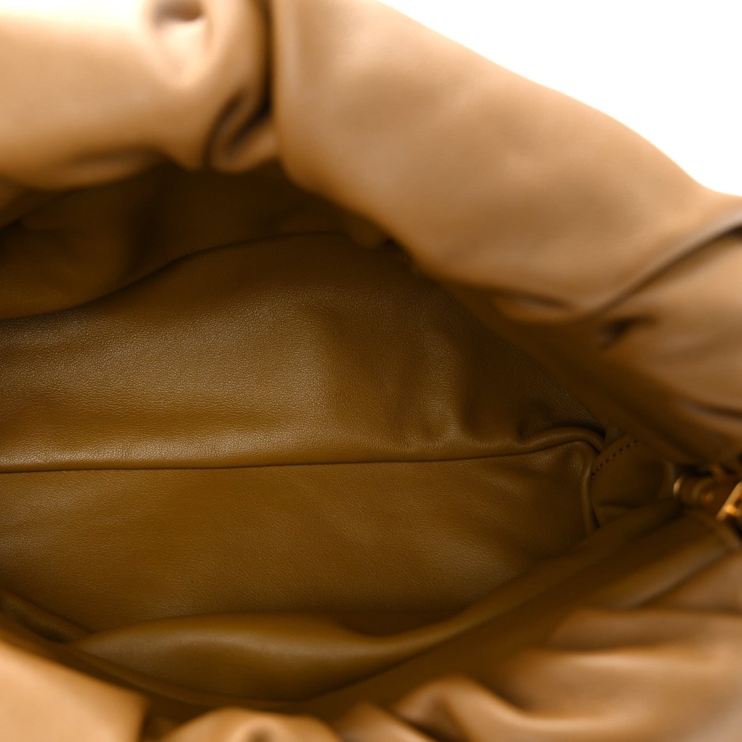 Calfskin The Pouch Chain Moutarde