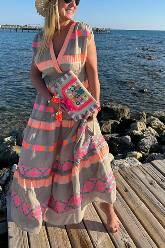 Vestido maxi bohemio