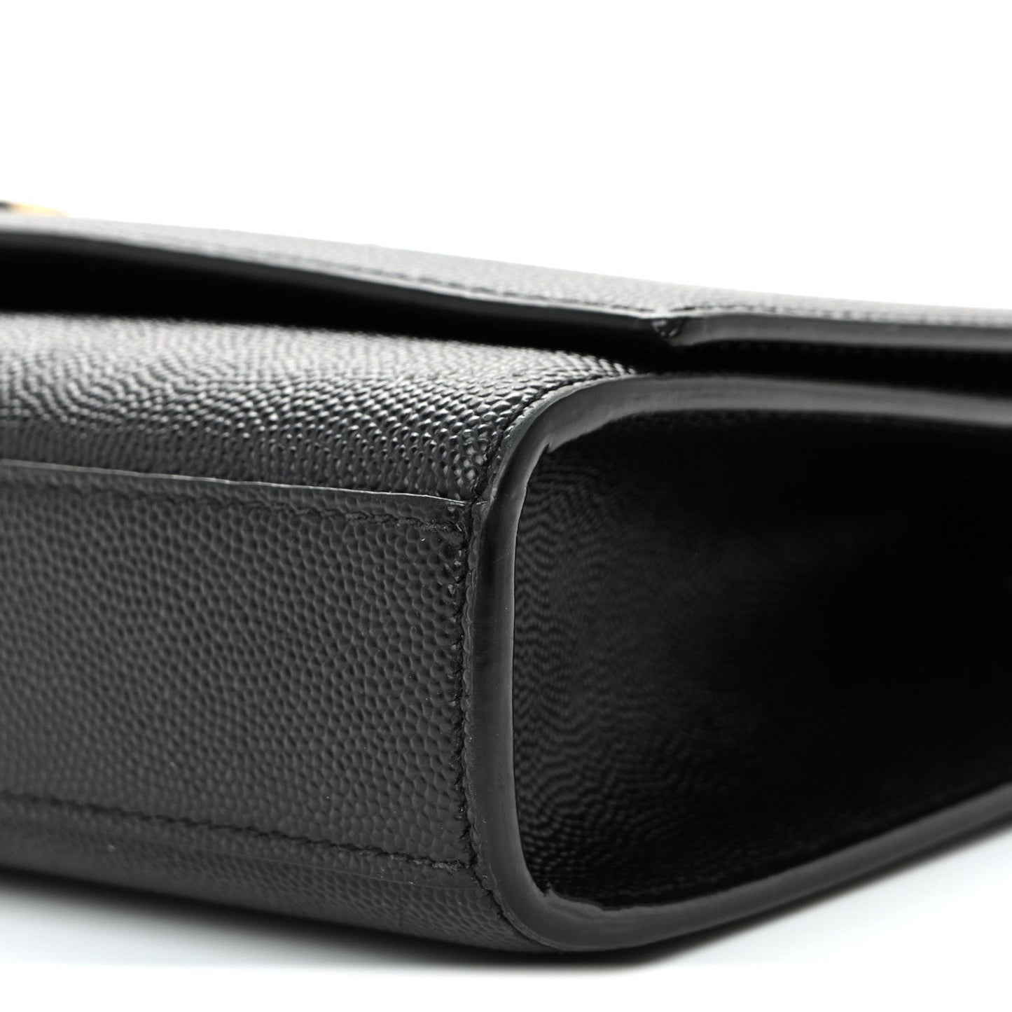 Grain De Poudre Medium Classic Monogram Kate Satchel Black