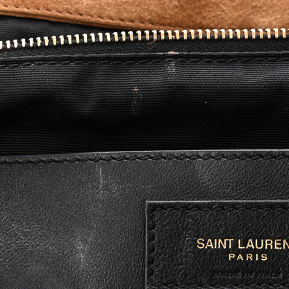 Suede Matelasse Monogram Large Jamie 4.3 Snuff
