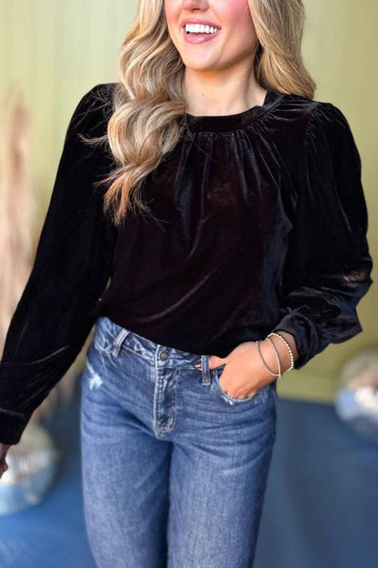 Camisa casual europea de manga larga para mujer