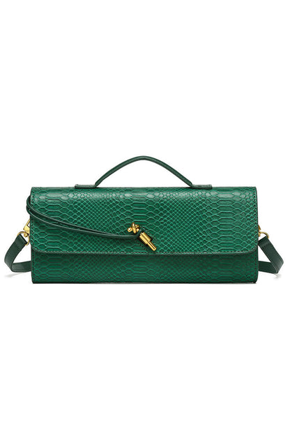 Woven Design Evening Clutch Bag