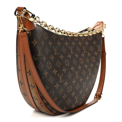 Reverse Monogram Loop Hobo