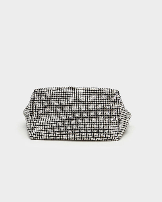 Fully Diamond A-Grade Rhinestone Knot Bag