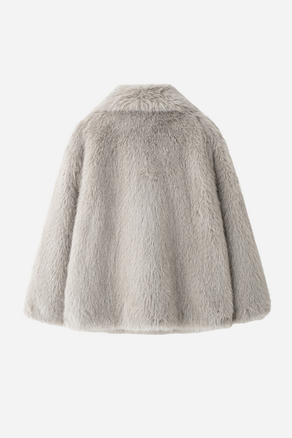 Chaqueta con cuello chal de piel sintética Enid 