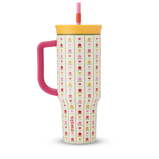 Owala 40oz Tumbler  Flower Crown
