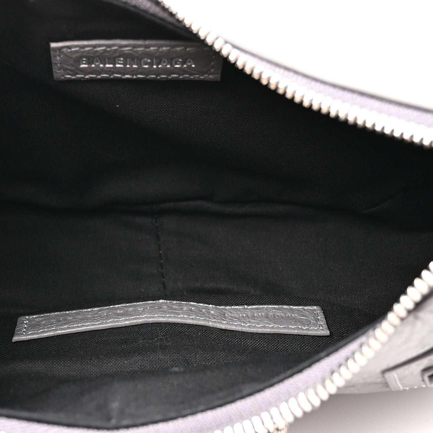 Agneau Arena Le Cagole Shoulder Bag XS Dark Grey