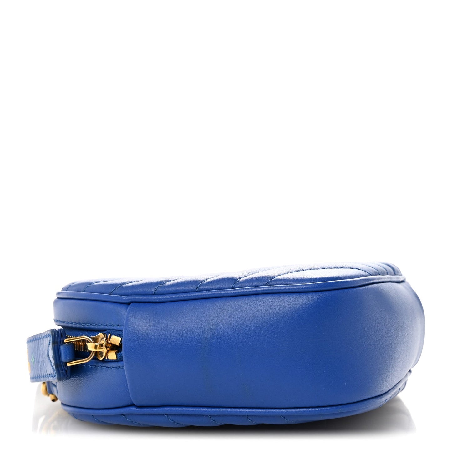 Calfskin New Wave Heart Bag Bleu Neon