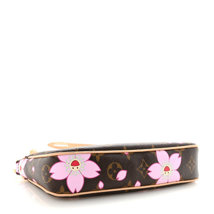 LV X TM Monogram Pochette Accessories Sakura Brown