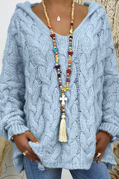 Suéteres con capucha y cuello de parches lisos de moda urbana (16 colores)