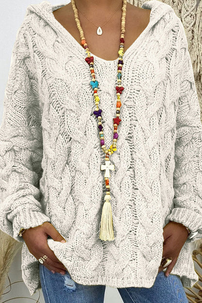 Suéteres con capucha y cuello de parches lisos de moda urbana (16 colores)
