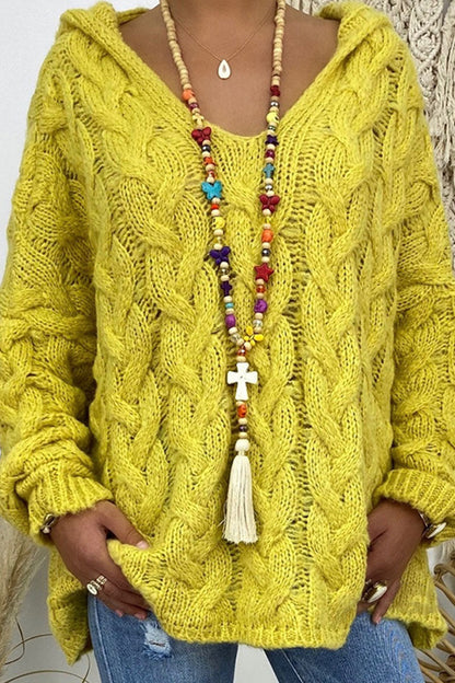 Suéteres con capucha y cuello de parches lisos de moda urbana (16 colores)