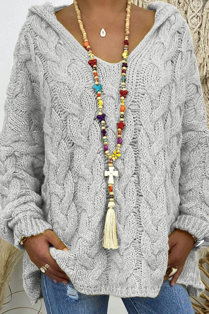 Suéteres con capucha y cuello de parches lisos de moda urbana (16 colores)