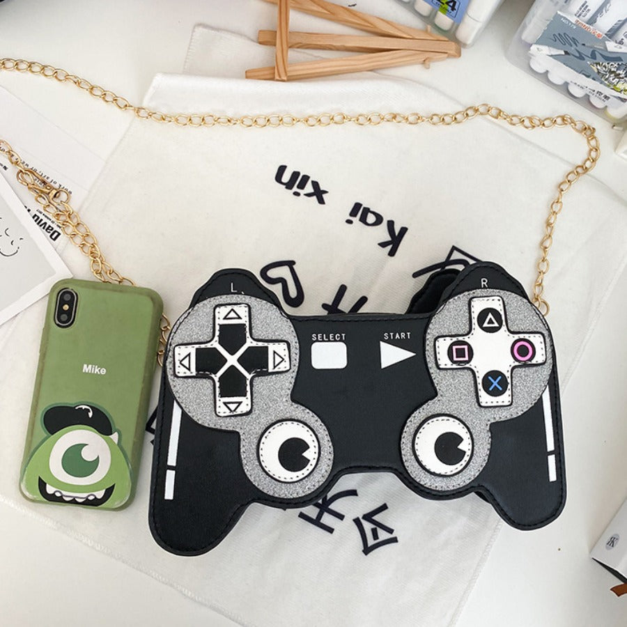 Bolso bandolera informal de moda para consola de juegos