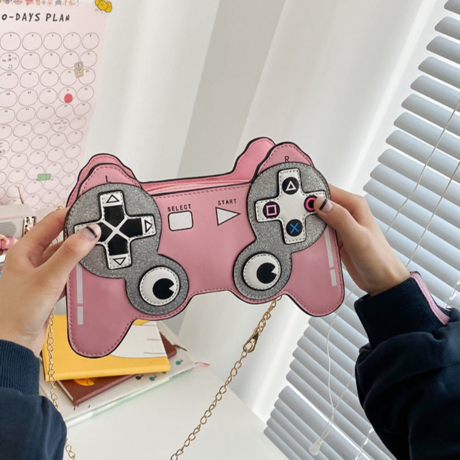 Bolso bandolera informal de moda para consola de juegos