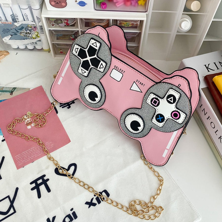 Bolso bandolera informal de moda para consola de juegos