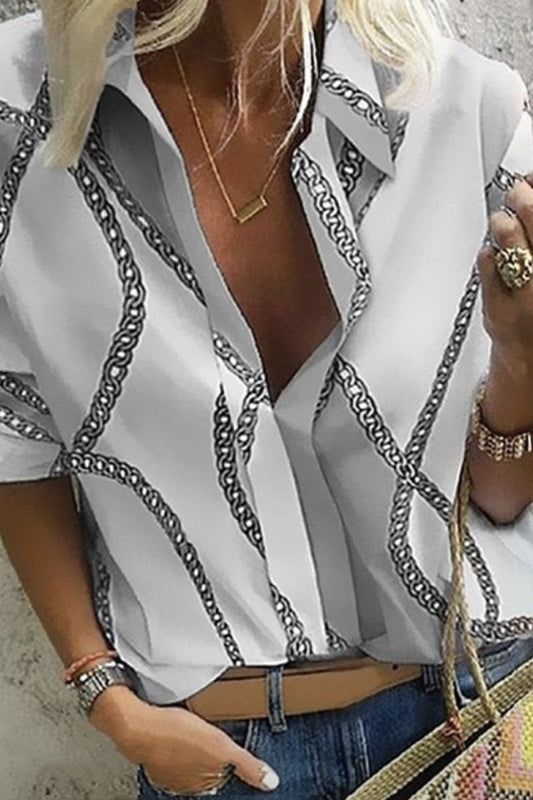 Tops de cuello vuelto con estampado de moda urbana (5 colores)