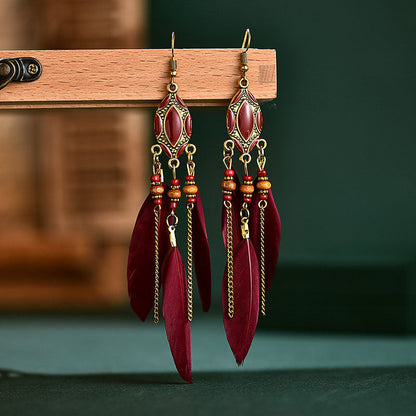 Accesorios de aretes bohemios de moda