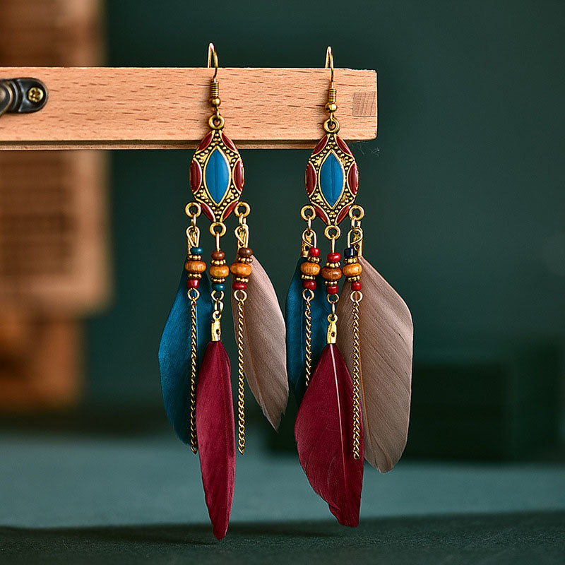 Accesorios de aretes bohemios de moda