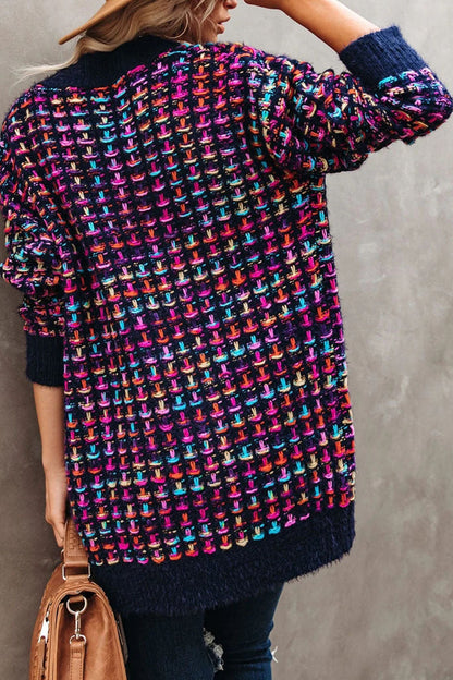 Suéteres de patchwork de moda callejera