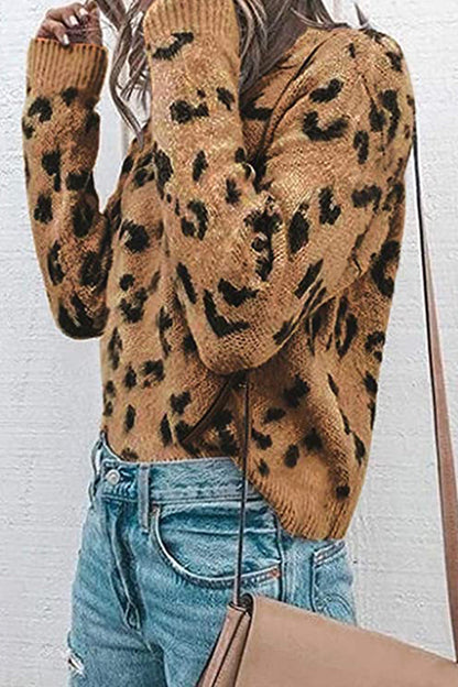 Tops casuales de moda con cuello redondo y estampados