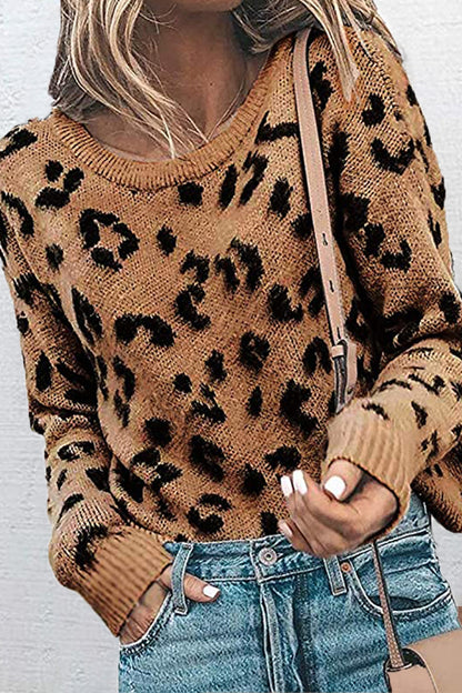 Tops casuales de moda con cuello redondo y estampados