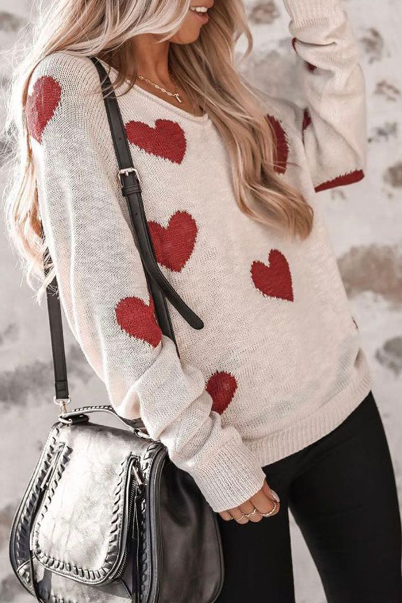 Tops básicos de cintura media con cuello en V y estampado casual de moda