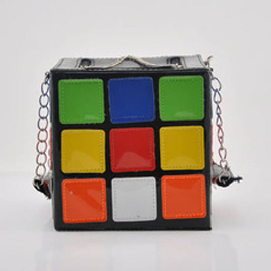 Bolso bandolera informal de patchwork de moda