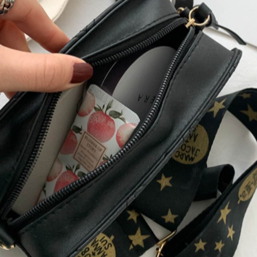 Bolso bandolera liso informal de moda
