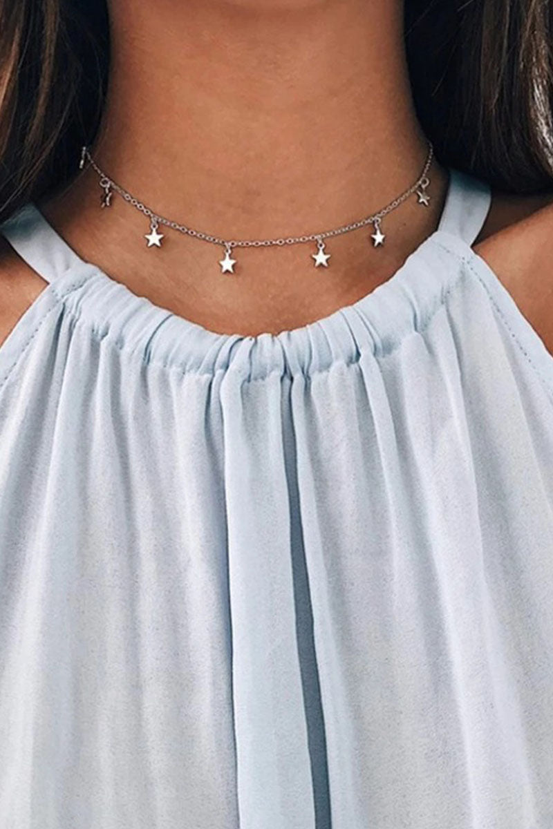 Moda Simplicidad Sólidos Collares Accesorios
