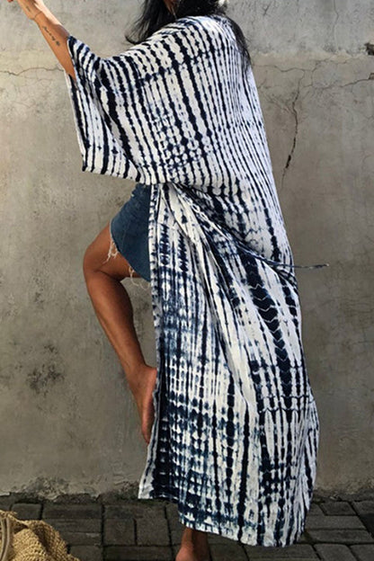 Traje de baño playero con estampado de frenillo para vacaciones (4 colores)