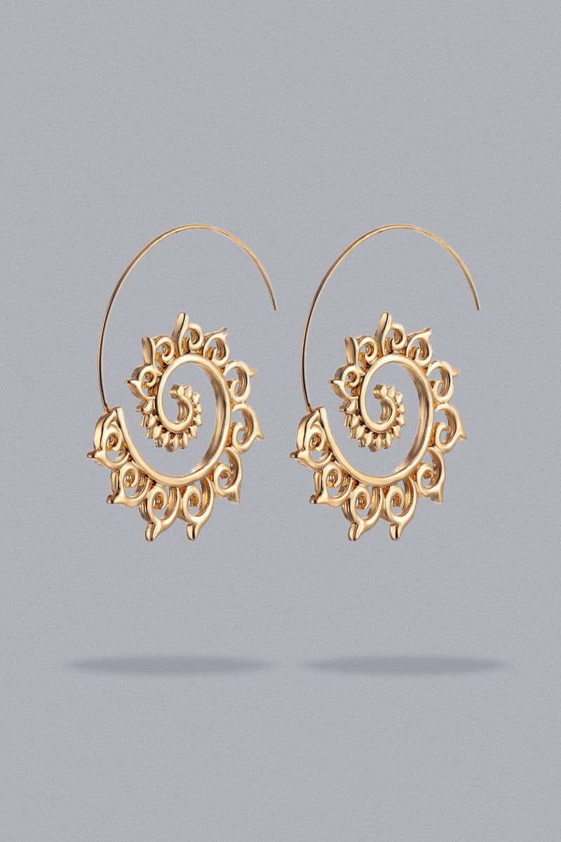 Pendientes sólidos de moda diaria