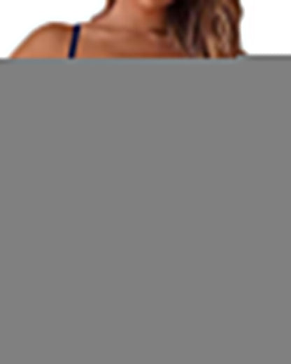 Mesh Stitching Hollow One-Piece Bikini Swimsuit