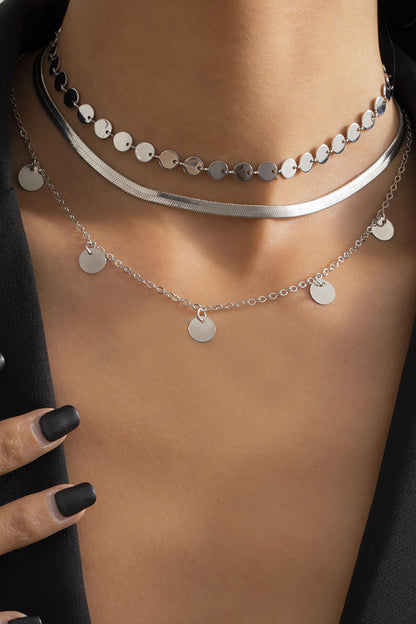 Collares de patchwork lisos de moda y simplicidad