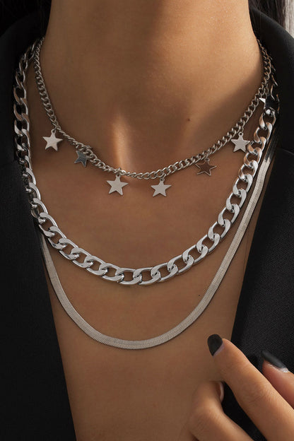 Collares de patchwork lisos de moda y simplicidad