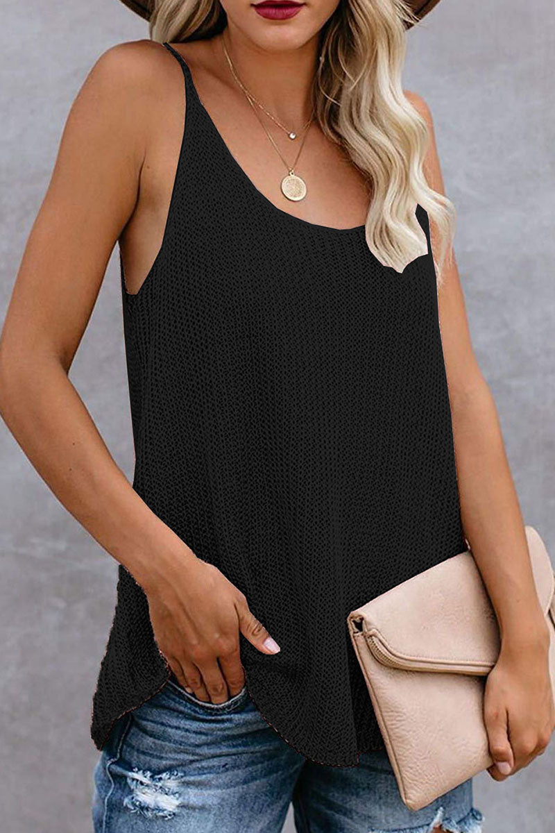 Fashion Street Striped Patchwork U Neck Tops(11 Colors)