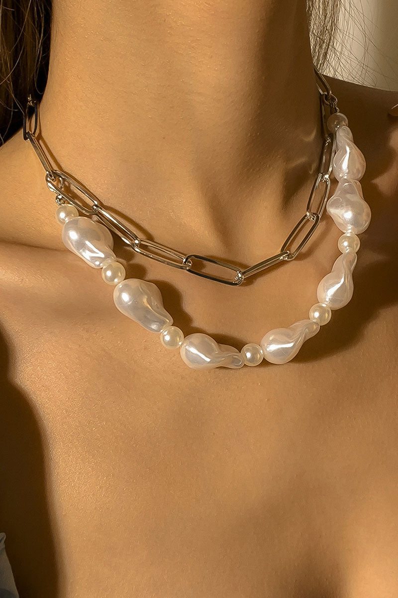 Collares geométricos de unión dividida de simplicidad de moda