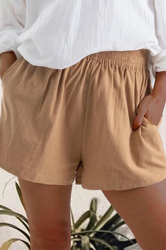 Pantalones casuales de moda con bolsillos sólidos, holgados y de pierna ancha (5 colores)