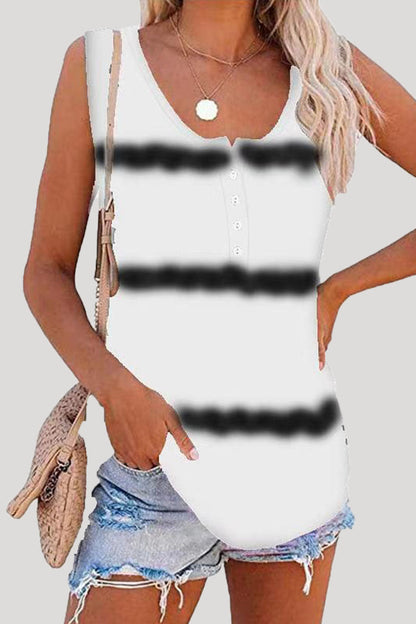 Tops casuales de moda con cuello redondo y estampado de patchwork