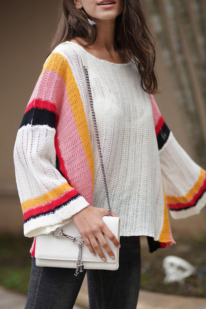 Tops casuales de moda con cuello redondo y abertura en la articulación