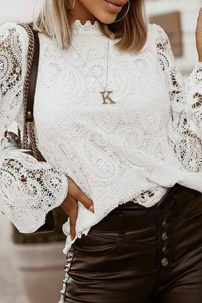 Tops de cuello redondo con parches sólidos de moda urbana