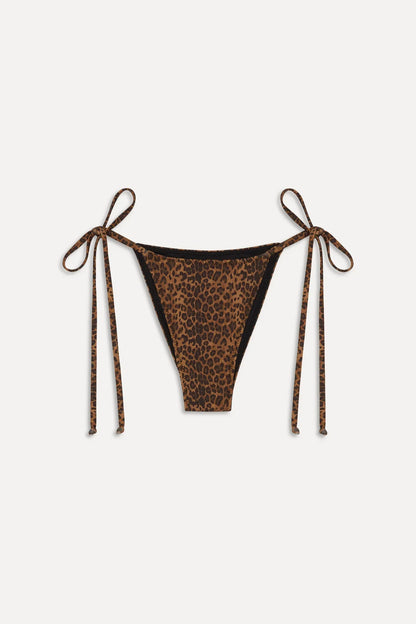 Mackenzie String Bikini Bottom - Lucky Leopard