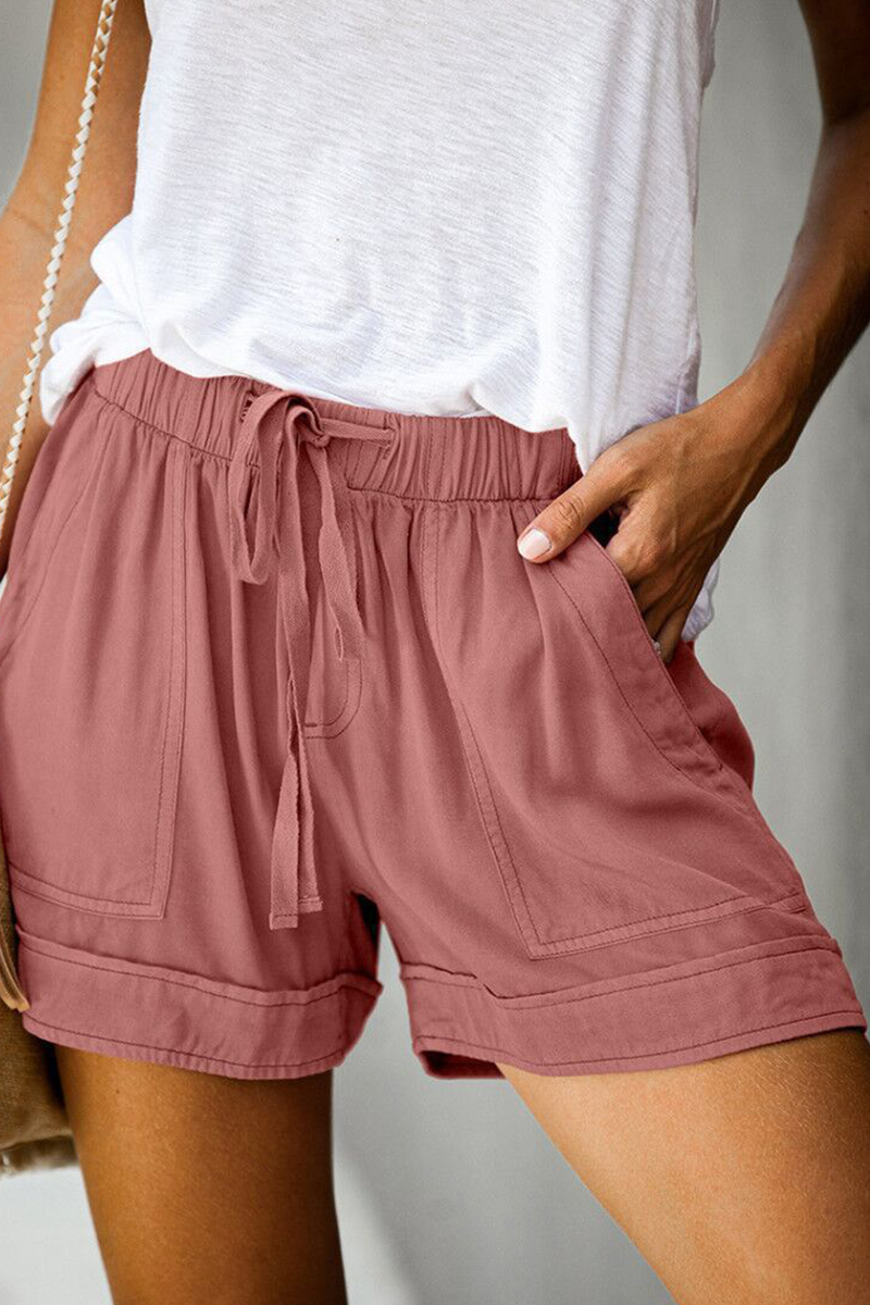 Pantalones casuales de moda, lisos, sueltos, de cintura alta y pierna ancha (15 colores)