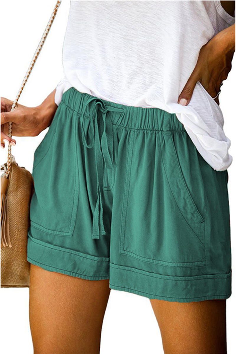 Pantalones casuales de moda, lisos, sueltos, de cintura alta y pierna ancha (15 colores)