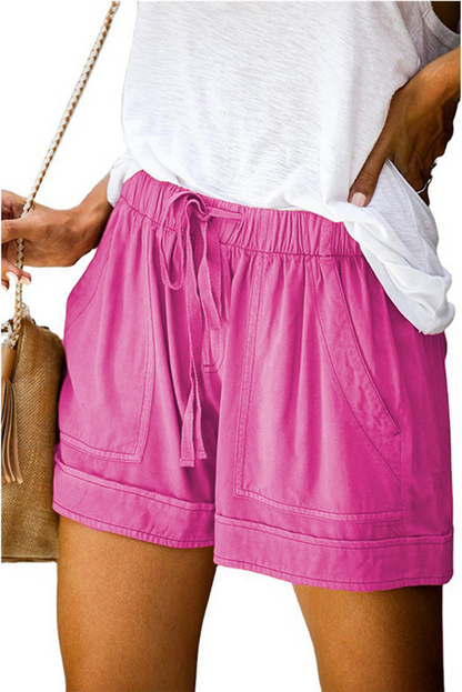 Pantalones casuales de moda, lisos, sueltos, de cintura alta y pierna ancha (15 colores)