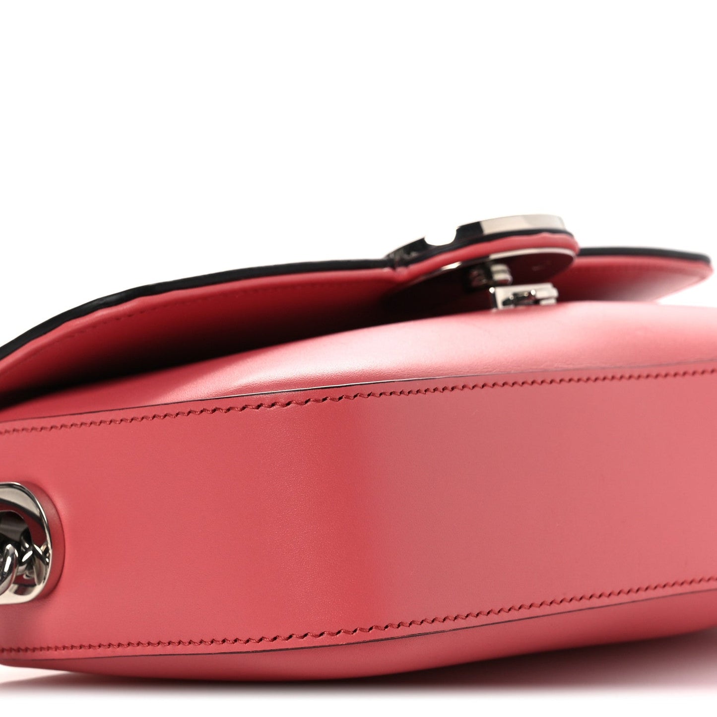 Senna Calfskin Petite GG Top Handle Shoulder Bag Pink