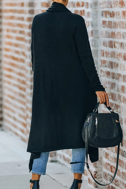 Casual Solid Patchwork Pocket Turndown Collar Outerwear(6 Colors)