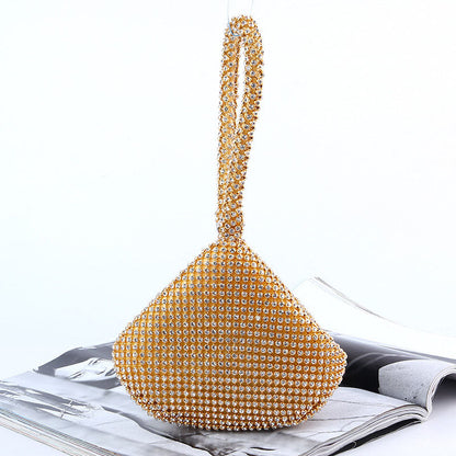 Bolsos de moda con parches de diamantes de imitación