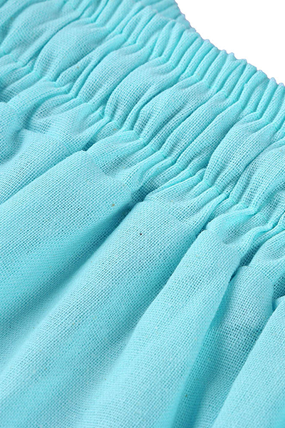 Pantalones casuales de pierna ancha y holgados con parches lisos y frenillo (5 colores)